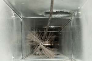 professional air duct cleaning equipment removing dust